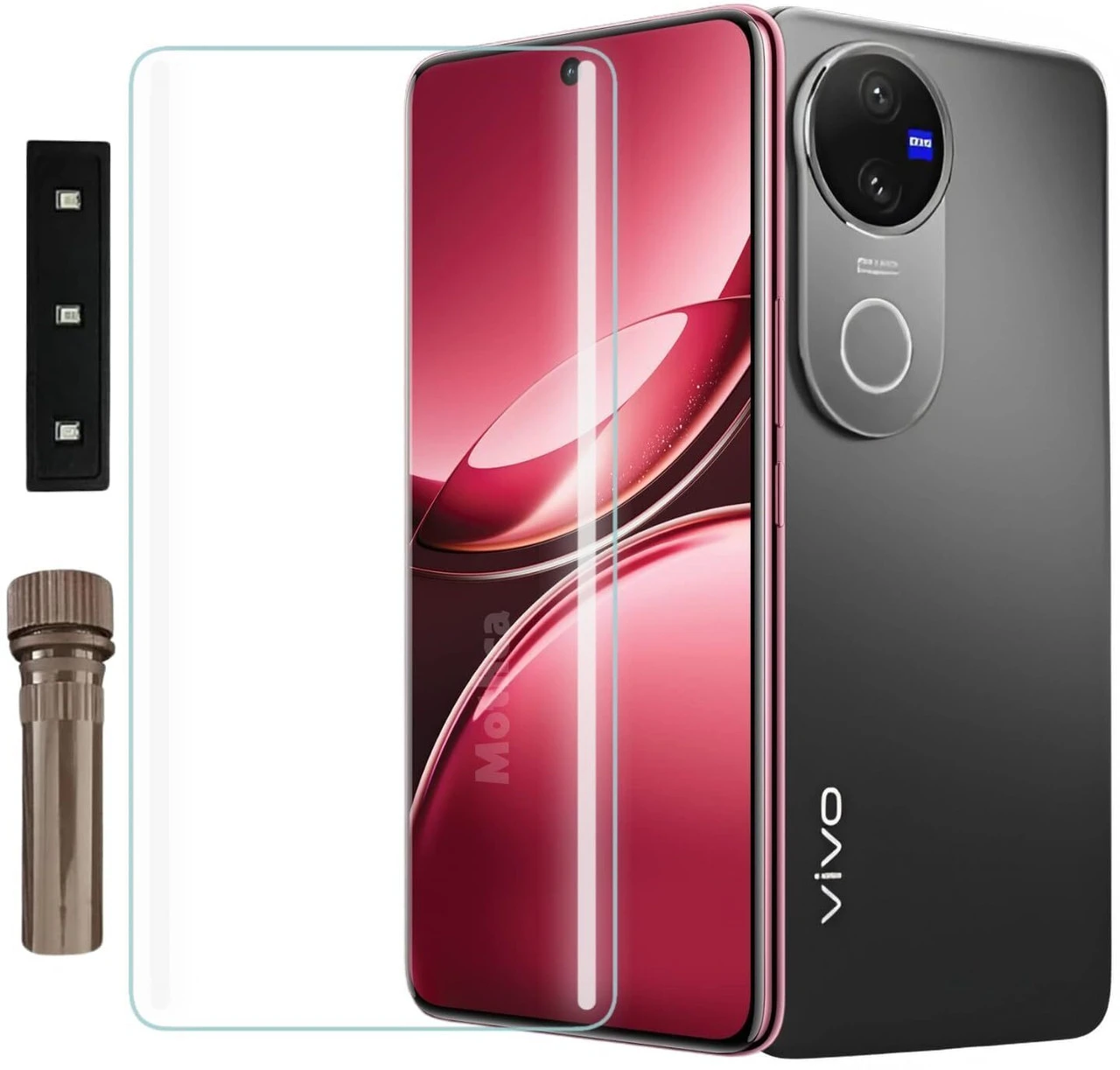 MEIBO Tempered Glass Guard for vivo V50 5G  (Pack of 1)