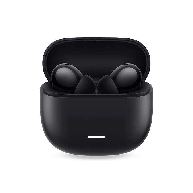 Redmi Buds 5C Bluetooth TWS Earbuds with 40dB Hybrid ANC, Quad Mic AI ENC, 12.4mm Driver, Up to 36 Hours Playback, Fast Charge & Gaming Mode – Acoustic Black
